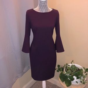 Calvin Klein Eggplant Dress